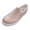 Rose Gold, variant on Modisza Womens Walking Shoes Sparkly Flat Casual Sneakers Round Toe Platform Slip on Work Shoe Ladies Summer Outdoor Loafers 6.5 Black