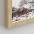 thumbnail image 5 of PixonSign Framed Wall Art Deer Winter Snow Frost Tree Cabin, Set of 4 Nature Wilderness Wall Decor Arts, Animal Wall Décor, Adhesive Canvas Poster, Modern Home Artwork - 11"x14" Natural, 5 of 5