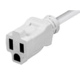 thumbnail image 3 of Monoprice Outdoor Extension Cord - 35 Feet - White | NEMA 5-15P to NEMA 5-15R, 16AWG, 13A/1625W, SJTW, 3 of 6