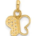 thumbnail image 3 of 14K Yellow Gold Polished Cz Butterfly Pendant (Width 8.9) (Length 13) - Jbsp, 3 of 5