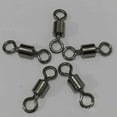 thumbnail image 3 of fastboy 100 Pieces Fishing Swivels Flexible Stainless Steel Rolling Barrel Swivel Protection Connector Tackle Accessory Snap Component 12#, 3 of 8