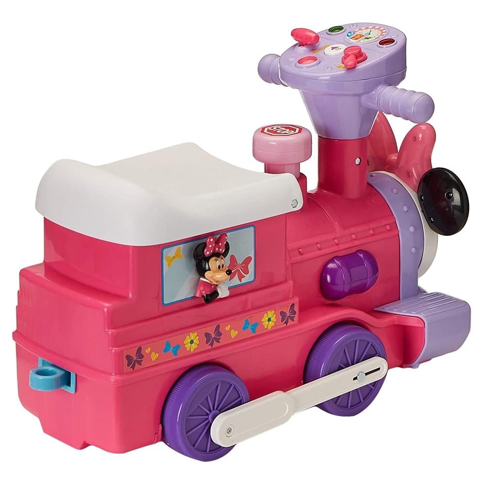 Tren Eléctrico Tren Montable Minnie Mouse Coppel Carrito De Minnie