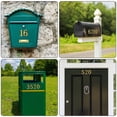thumbnail image 5 of 2 Sheets Mailbox Numbers for Outside, 2in 0-9 Gold House Numbers for Mailbox 3D Self-Adhesive Mailbox Numbers Door Address Numbers Stickers for Mailbox Apartment House Room Office Trash Bins (Gold), 5 of 8