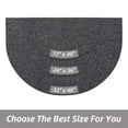 thumbnail image 7 of JAATOP 17"x 30" Doormat, Non-Slip Absorbent Welcome Mat, Dirt Trapper Indoor Entryway Rug, Machine Washable, Dark Gray, 7 of 7