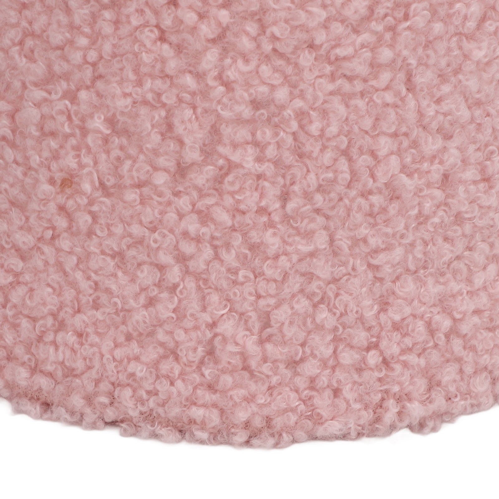 YAHHU Plush Cloth Lamp Shade Replacement Decorative Soft Comfortable Cone Round Lamp Shade for E27 E14 Table Lamp, Pink (6.7 inches / 17 cm)