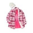 thumbnail image 3 of Woman Within Plus Size Fleece Flannel Snap-Front Shirt, 3 of 3