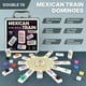 thumbnail image 2 of Juego de dominó Mexican Train Queensell Double 18 con funda, 2 of 8