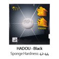 thumbnail image 1 of Original 40+ HADOU Table Tennis Rubber Blue Sponge (Sticky Offensive) Ping Pong Sponge BLACK Hardness 42-44, 1 of 6