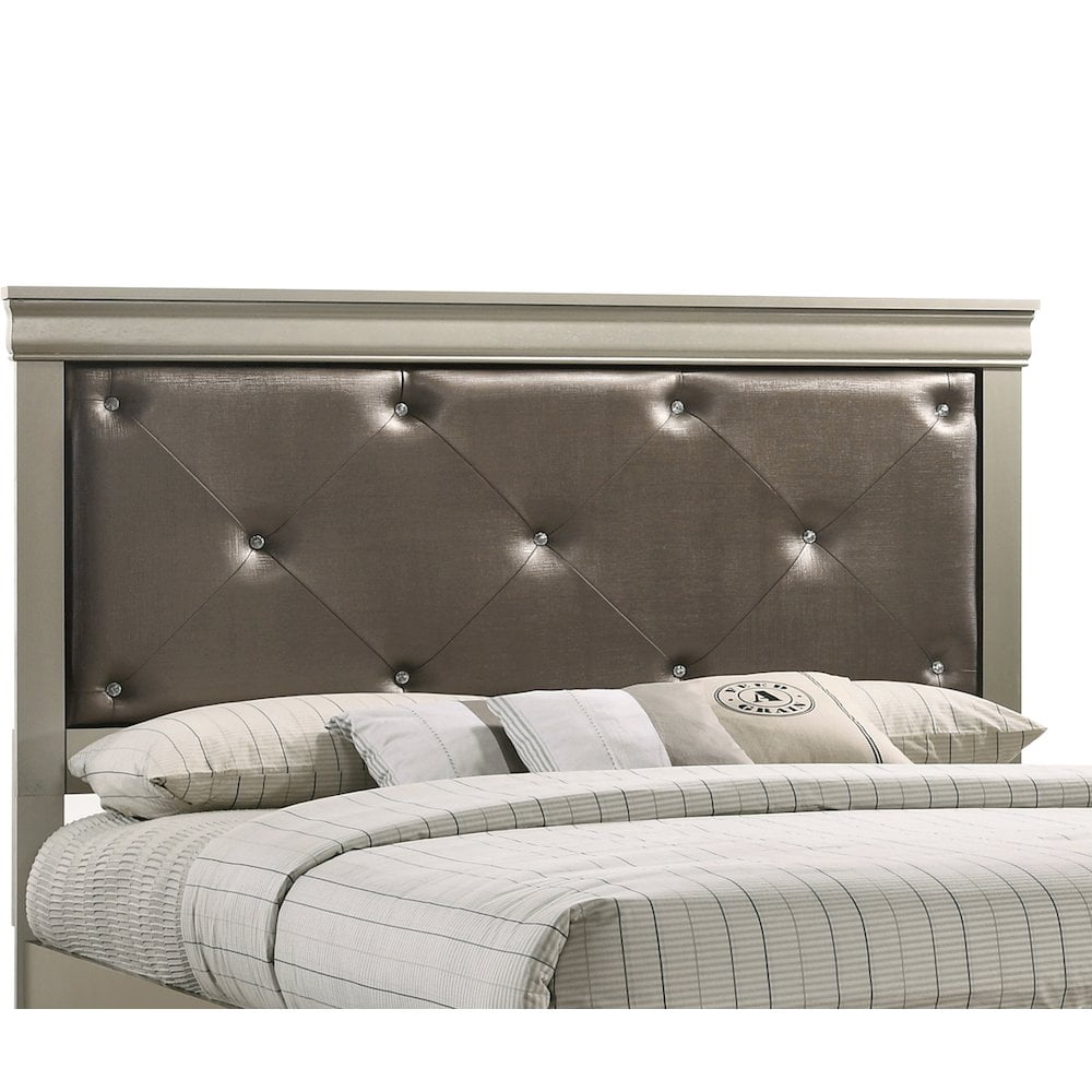 Glory Furniture Lorana Queen Bed in Champagne Color