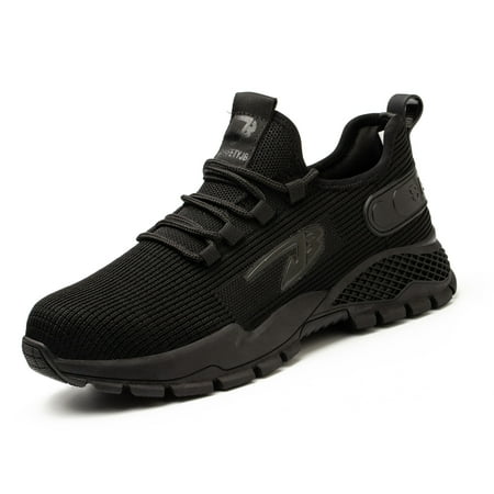 

Steel Toe Shoes for Men Women Indestructible Work Shoes Lightweight Breathable Safety Sneakers Non-slip Casual Construction Shoes