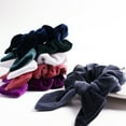 thumbnail image 4 of Chouchou Nœud Décoratif Mode en Velours, Attache-Cheveux, Chouchou Uni, 4 of 10