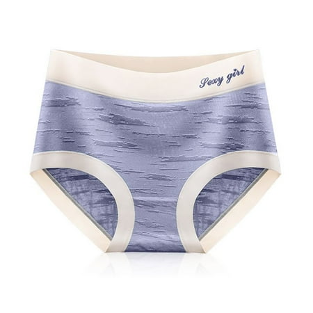 

ERTUTUYI Women s Underwear Panties Seamless Flower Print High-waist Lace Intimates
