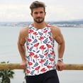 thumbnail image 6 of Pofeuu Forest Mushrooms1 Print Men's Workout Tank Tops Sleeveless Muscle Gym Shirt Quick Dry-Medium, 6 of 7