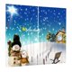 thumbnail image 4 of Cortina de Decoración de Navidad Impreso Ventana Accesorios de Cáfe Oficina Partido Moderno 011 perfecl Cortinas de Navidad, 4 of 8