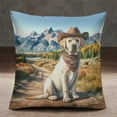 thumbnail image 2 of Welcome Fall Western Cowboy Labrador Retriever Enjoys Majestic Autumn Pillowcase Double Sided Lab Dog Lover Gifts Pillow Case Covers - 01007, 2 of 3
