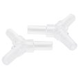 thumbnail image 1 of Aquarium 3 Way Adapter, Non-Toxic Aquarium 4 Way Connector, Strong PVC Plastic Environment Fish Pond Fish Tank Adapter Connector for Aquarium Crystal 3 Way,Crystal L Shape,Crystal, 1 of 7
