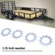 thumbnail image 4 of Wheel Rail Wheel Fusher Washer, Metal Duradero Instalacia Fácil del Husillo Argumero Para El Eje de la Rueda Trailer, 4 of 7