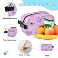 thumbnail image 5 of ALAZA Holographic Glitter Hearts School Backpack Lunch Box Set Student Bookbag, 5 of 7