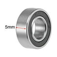 thumbnail image 3 of Uxcell 0.28''x0.55''x0.2'' Deep Groove Ball Bearings Z2 Double Sealed Roller Chrome Steel  Silver Tone 2pcs, 3 of 4