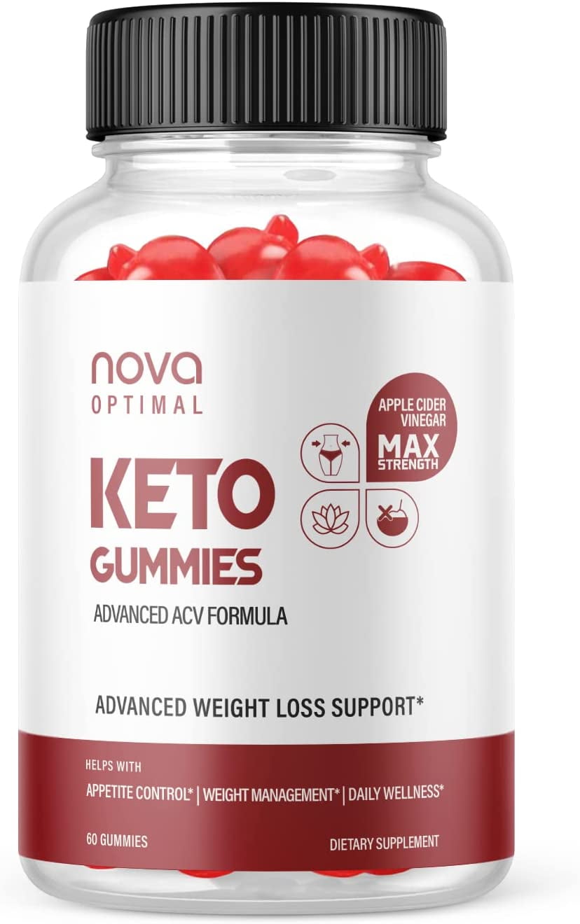 (1 Pack) Nova Optimal Keto Gummies Supplement for Weight Loss