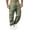 Army Green, variant on Muscularfit Cargo Men Pants Joggers Sports Pants Elastic Waist Outdoor Hiking Mens Casual Pants Taper Low Rise Black Active Fit Size XL