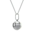 thumbnail image 2 of Collier de Perles en Forme de Demi-Tasse, 2 of 5