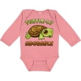 thumbnail image 3 of Inktastic Turtle-ly Adorable Cute Turtle Boys or Girls Long Sleeve Baby Bodysuit, 3 of 5