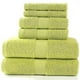 thumbnail image 1 of Mkk Cotton Towel, Absorbent Bath Towel, Soft Square Towel, Combed 3-piece 6-piece Towel Set 3pcs Set-6 Grass Green, 1 of 1
