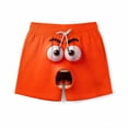 thumbnail image 3 of Pantalones cortos de bolsillo para niños con cordón elástico estampado casual traje de baño pantalones de cinco puntos, 3 of 8