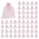 thumbnail image 1 of Bolsas de Organza Grandes de 400 Piezas Rosa Rubor, Bolsas de Regalo de de 17 X 23 cm Bolsas de JoyeríA con Cordón para Bodas de Navidad, 1 of 9