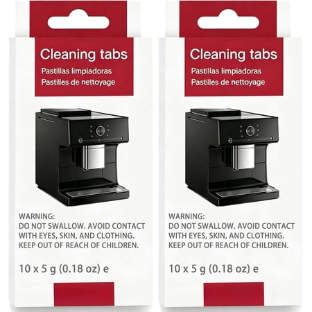 Coffee Machine Cleaning Tablets, Compatible with Miele Fully Automatic Coffee Machines - Removes Coffee Oil, Limescale & (20 Tablets)