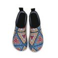 thumbnail image 3 of Men and Women a Slip On Barefoot Quick-Dry Beach Aqua Yoga Water Shoes (Indian Triangle/multicolor, 9.5-10.5 Women/8.5-9 Men), 3 of 8