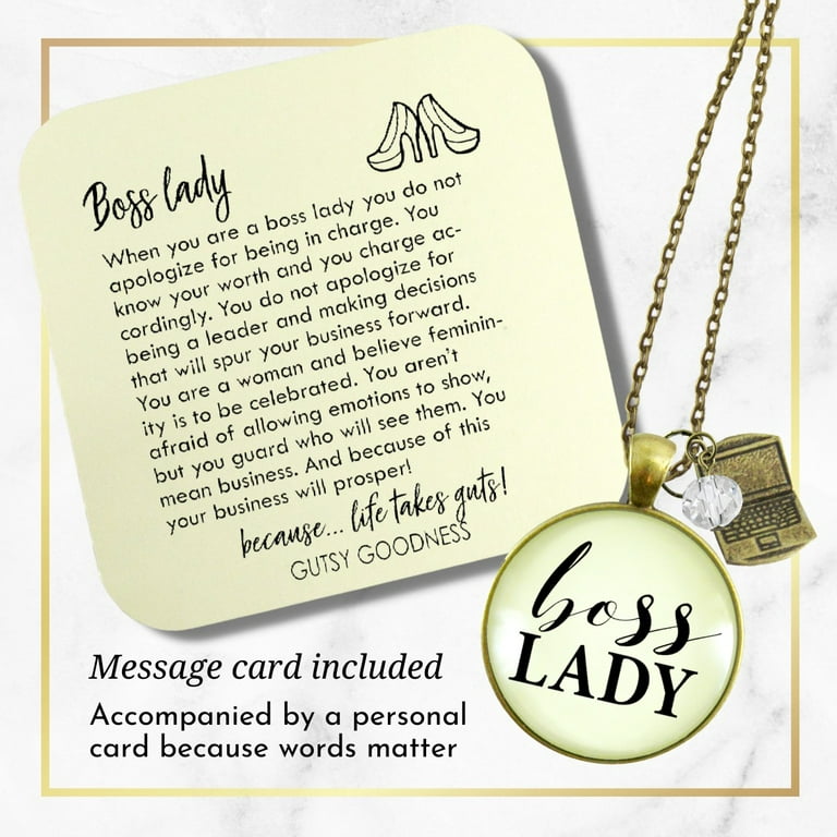 Boss lady necklace sale