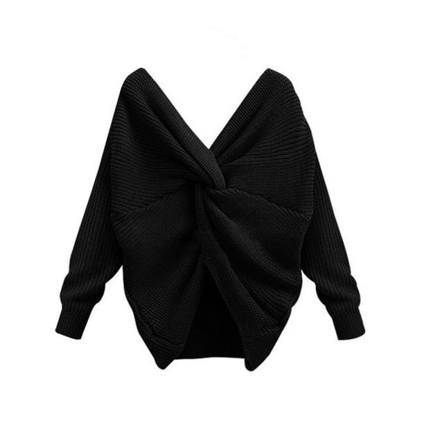 Knotted sweater outlet