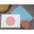 thumbnail image 5 of IBA Indianbeautifulart Textile Printing Block Mandala Hand Carved Wooden Stamp Wood Block Printing Textile Stamps For Fabric/ Pottery Blocks,6 Inch, 5 of 6