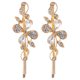 thumbnail image 5 of Greenadscape 2Ud Fashionable Golden Crystal Hair Clips Floral Design for Thick Hair and Special Occasions, 5 of 8