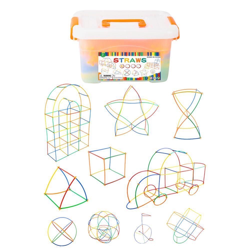 Fovolat Straw Constructor Building Toys STEM Educational Building Sets