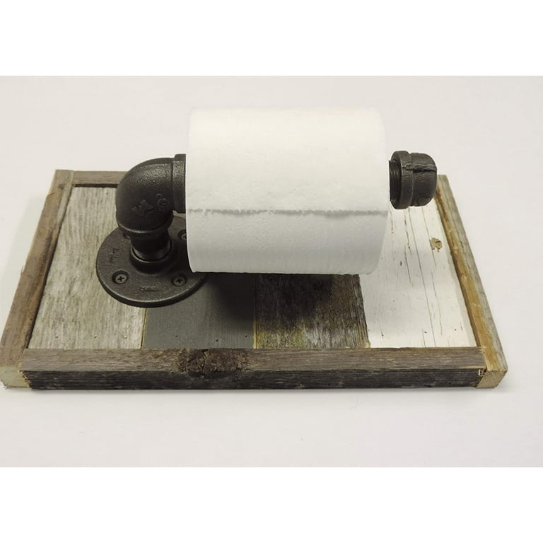 Metal Wood Tissue Holder Wall-mounted Paper Roll Holders Toilet Paper  Holders Shelf Napkin Holder Paper