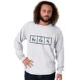 thumbnail image 5 of Ba Co N Bacon Food Science Nerd Geeky Long Sleeve TShirt Men Women Brisco Brands 2X, 5 of 6