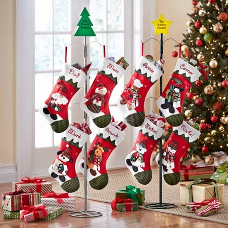 Personalized Metal Christmas Stocking Holder - Walmart.com