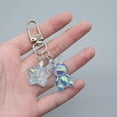 thumbnail image 3 of Osdhezcn Unique Animal Alloy Pendant Keyring Cartoon Rabbit Keychain with Sparkling Star, 3 of 12