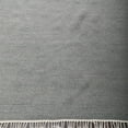 thumbnail image 6 of Rugsotic Carpets Eco-Friendly Woven Hand Woven Kilim Flat Weave Silver Solid Area Rug, 10'x13' Rectangle, Antimicrobial, 6 of 8