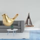 thumbnail image 2 of Figura de pájaros,Figura de pájaro dorado,decoración del hogar,estatua de animal,Escultura de velero,Estatua de velero Decoración de velero Barco de vela,Figura de velero modelo escultura, 2 of 8