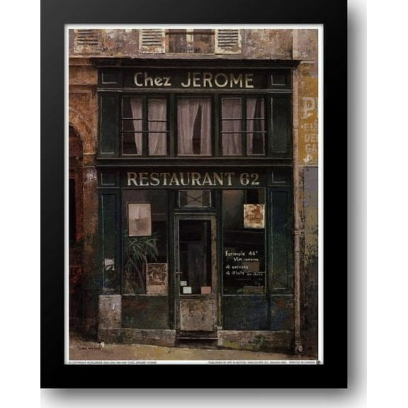 Chez Jerome 11x13 Framed Art Print by Hak, Chiu tak