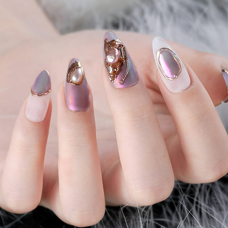 1Box Nail Art Pearl Exquisite DIY Lightweight Shaped Pearl Stone