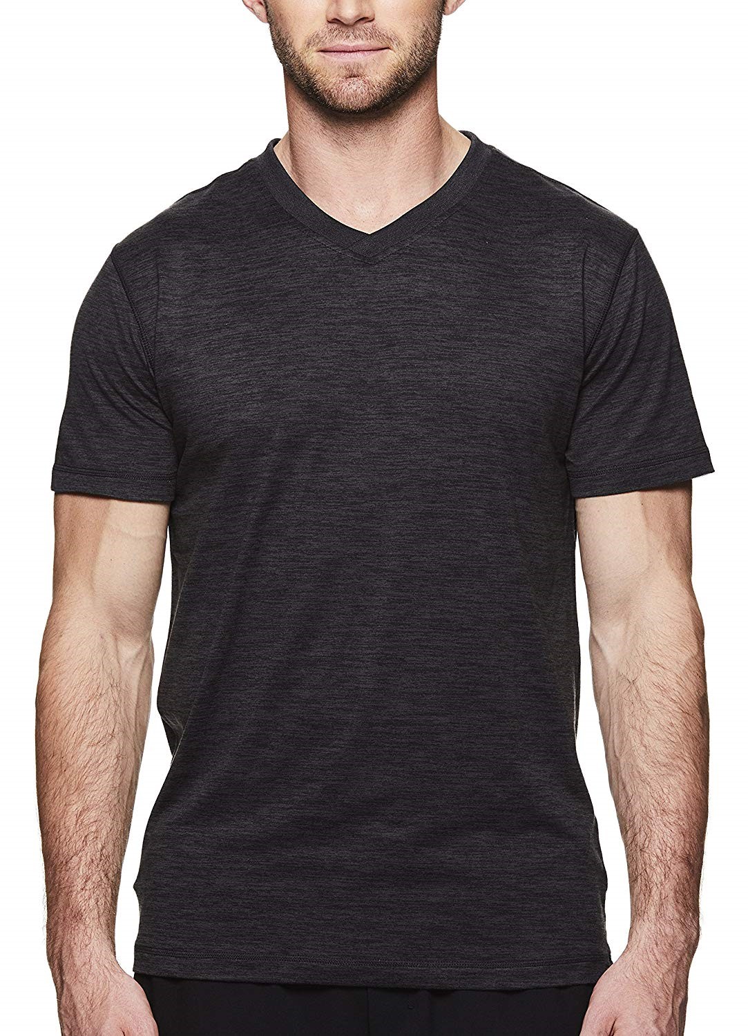 Gaiam Men's Everyday Basic V Neck T Shirt - Short Sleeve Yoga - Walmart.com