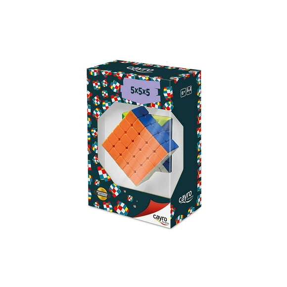 Cubo 5X5 Cayro The Games YJ8368C Multicolor Clasico con Ejes de Movimiento Profesional