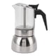 thumbnail image 5 of Cafetera Espresso ANGGREK Para Estufa Moka de Acero Inoxidable Y Vidrio Admite Estufas Eléctricas Y de Inducción, 5 of 7