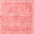 thumbnail image 1 of Ahgly Company Indoor Square Persian Red Bohemian Area Rugs, 6' Square, 1 of 4