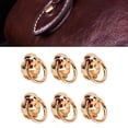 thumbnail image 4 of Remaches de latón para monedero 200 juegos de remaches de cuero de 9 mm de alta durabilidad para ropa para carcasa de teléfono móvil Fugacal Otros, 4 of 8